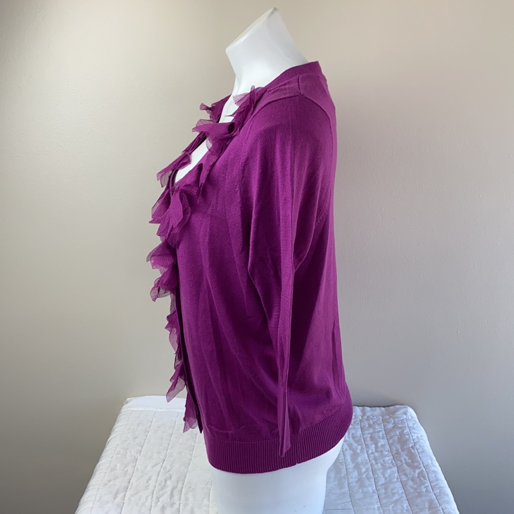 Lane Bryant Ruffled Cardigan - Picture 4 of 15